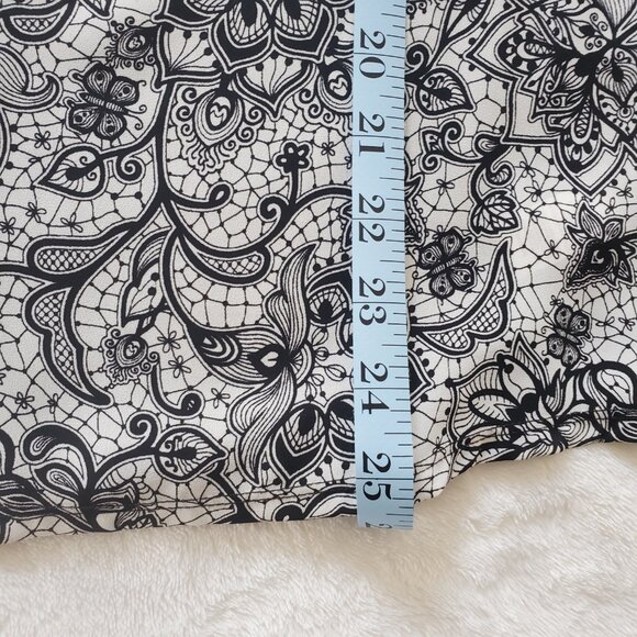 Express Sleeveless Top Paisley Print S - Picture 10 of 11